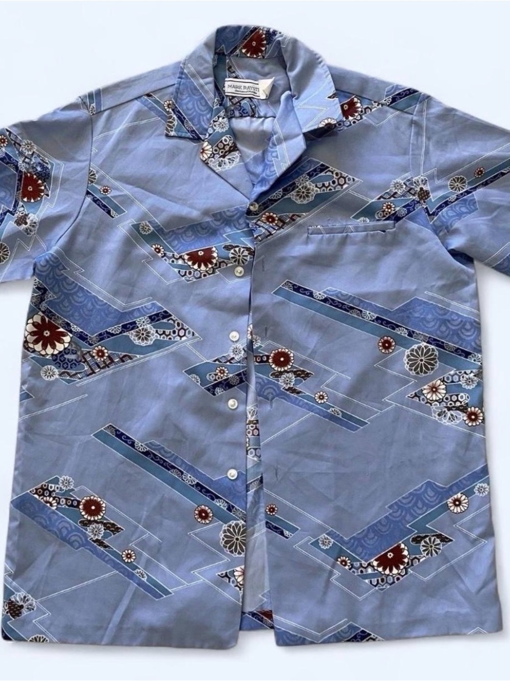 VINTAGE 1970s MARK RAYSTEN ALOHA SHIRT